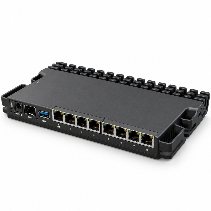 MikroTik RB5009UG+S+IN – Router mit 10G-SFP+, 2,5-Gigabit-Ethernet und RouterOS v7