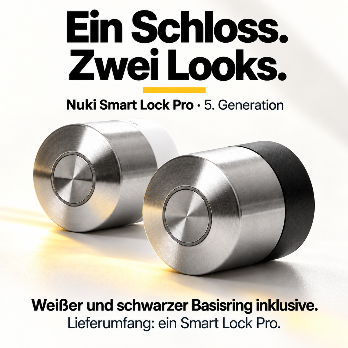 Nuki Smart Lock Pro (5. Generation) – Smartes Türschloss mit Auto Unlock, WLAN & Matter über Thread