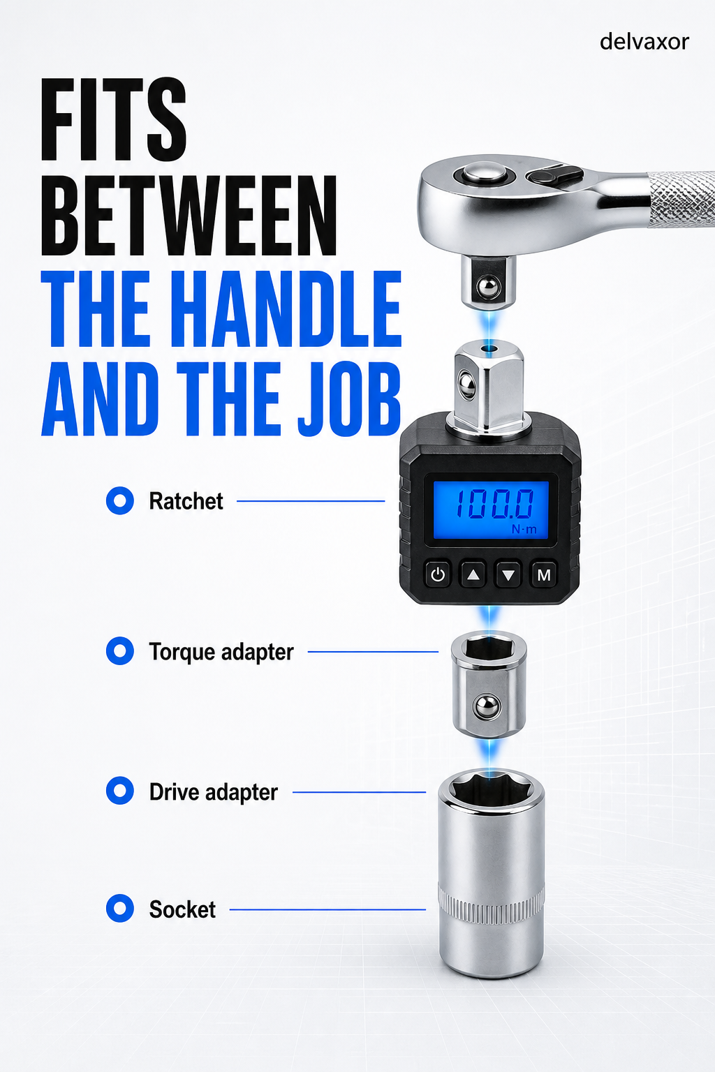 1/2-INCH DIGITAL TORQUE ADAPTER