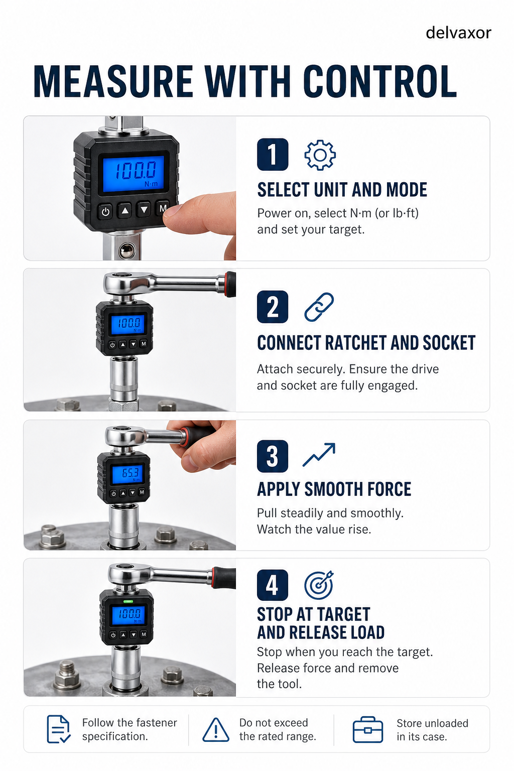 1/2-INCH DIGITAL TORQUE ADAPTER